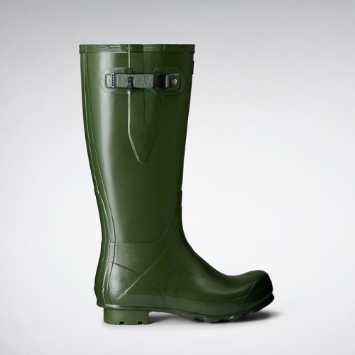 Hunter Norris Field Side Adjustable Tall Rain Boots For Mens - NZ X9407